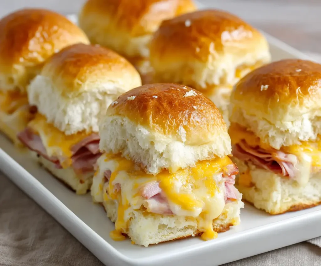Baked Ham and Cheese Sliders