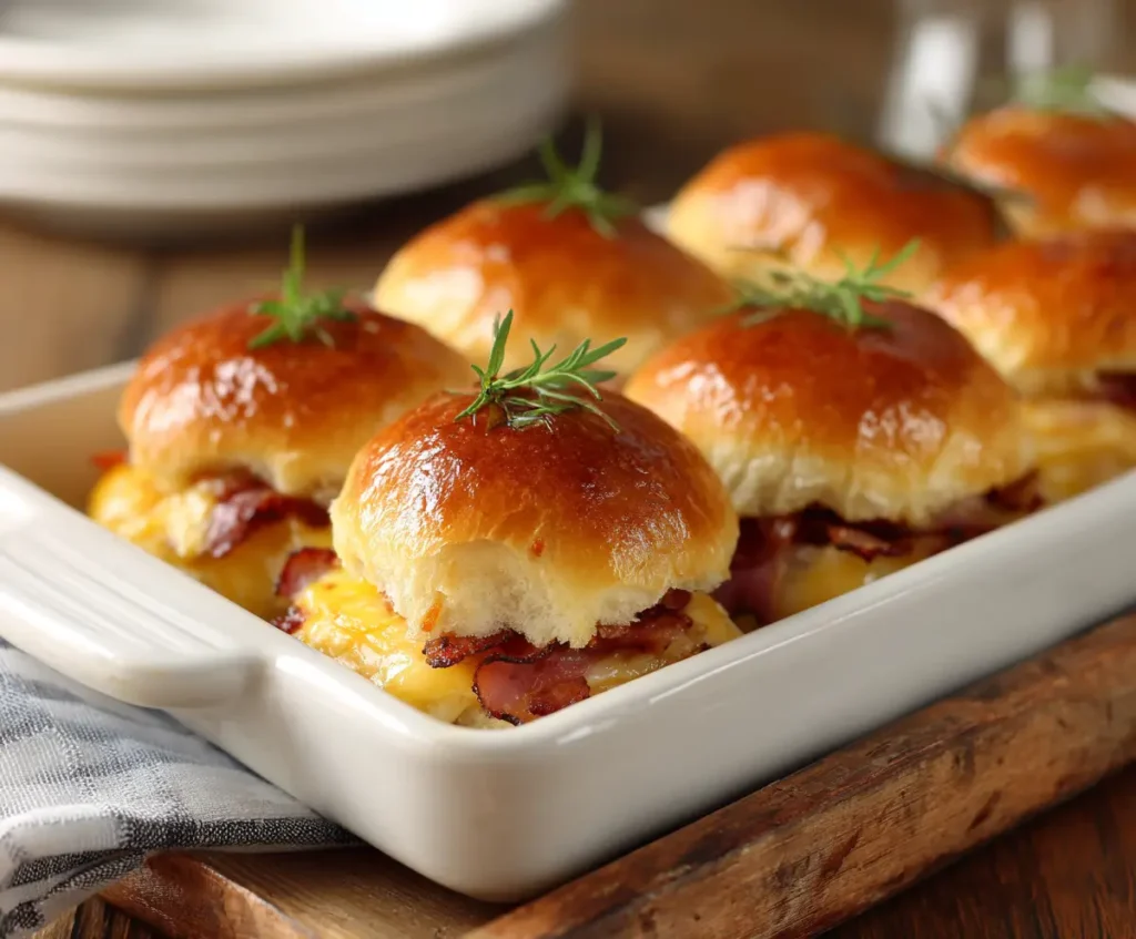 Baked Ham and Cheese Sliders