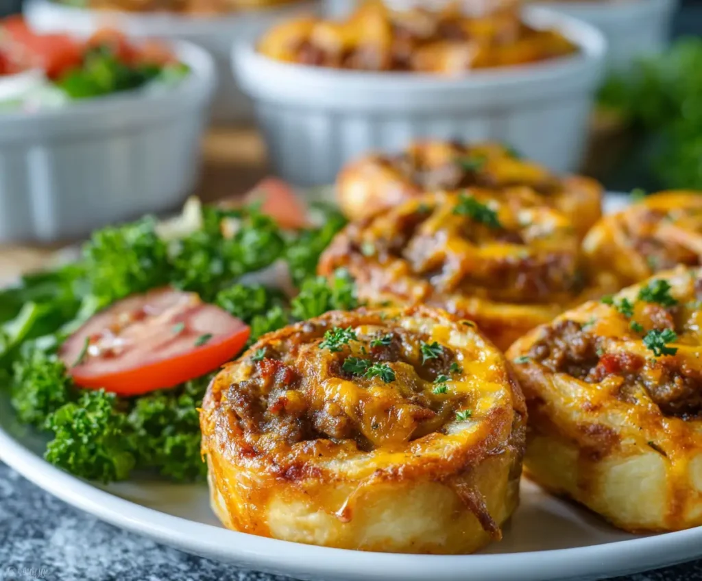 Cheeseburger Pinwheels