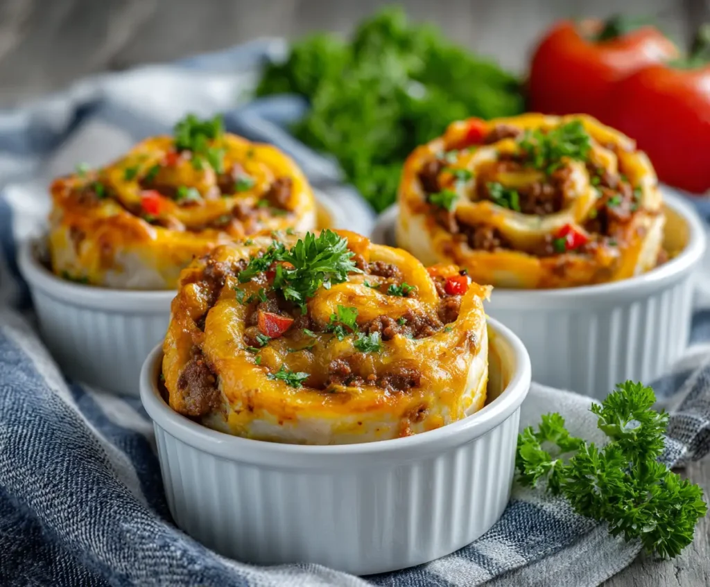 Cheeseburger Pinwheels