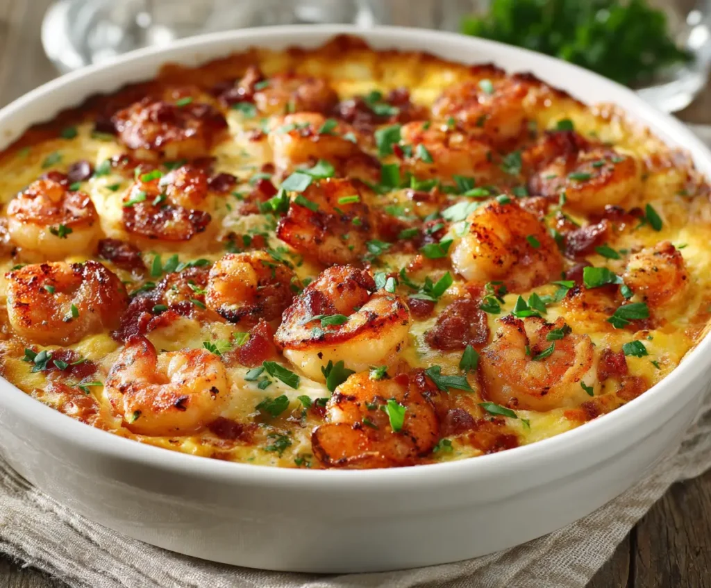 Cheesy Shrimp Casserole Recipe