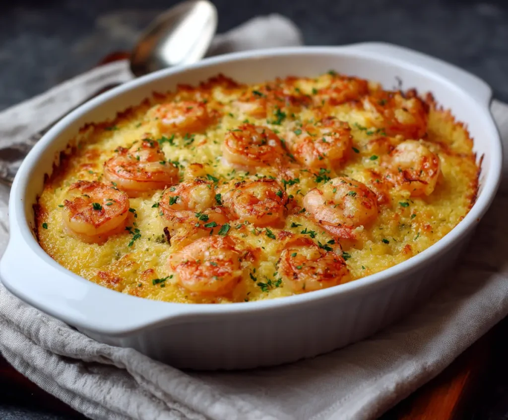 Cheesy Shrimp Casserole Recipe
