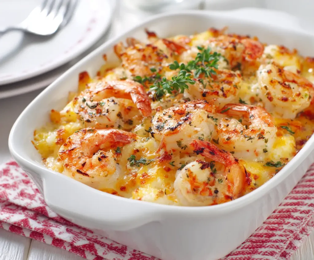 Cheesy Shrimp Casserole Recipe