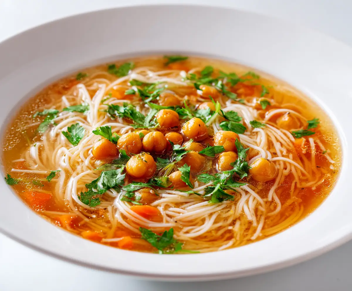 Chickpea Noodle Soup