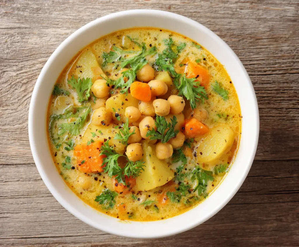 Chickpea and Potato Delight Curry