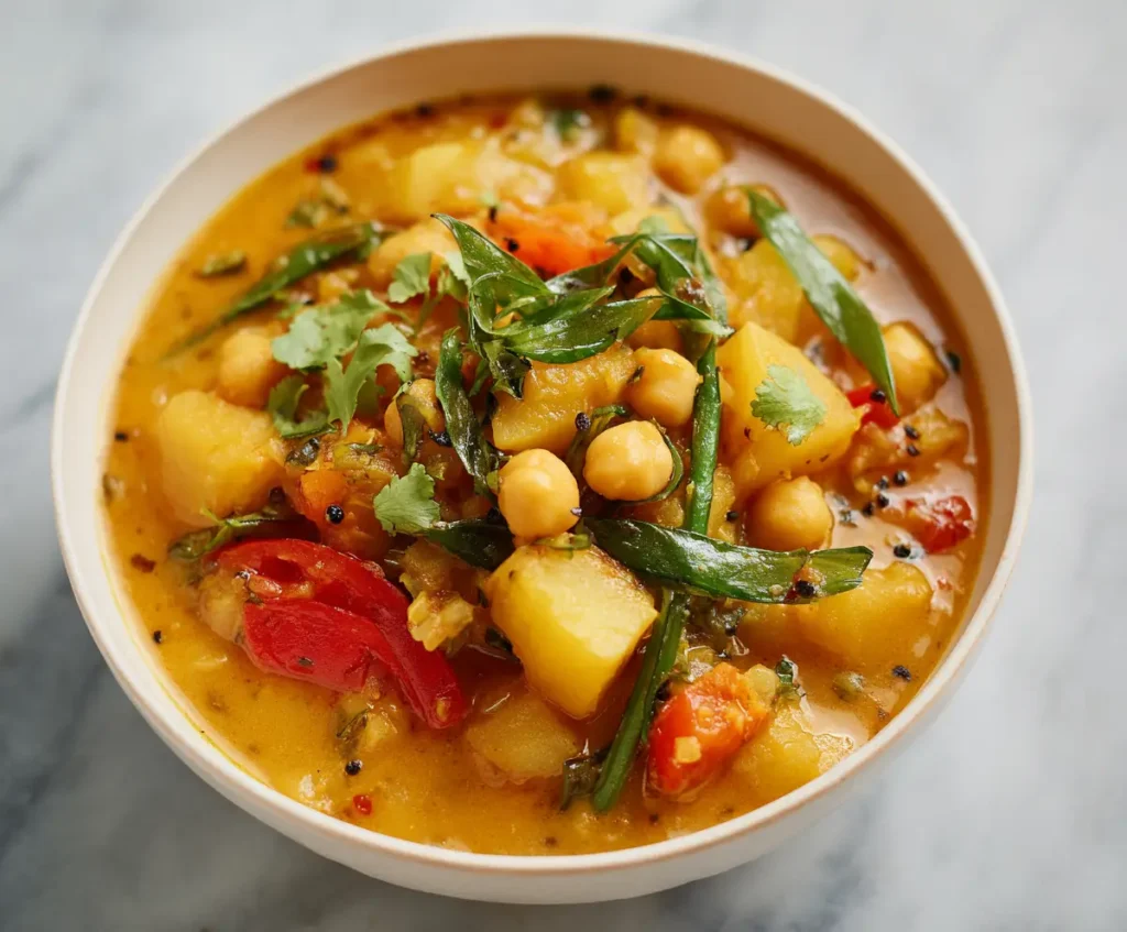 Chickpea and Potato Delight Curry