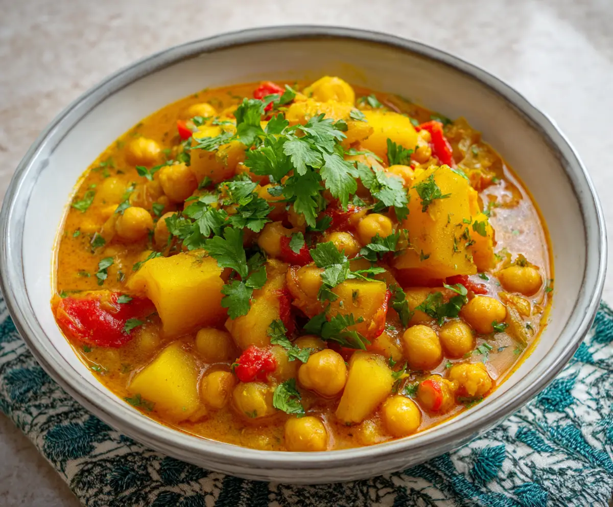Chickpea and Potato Delight Curry