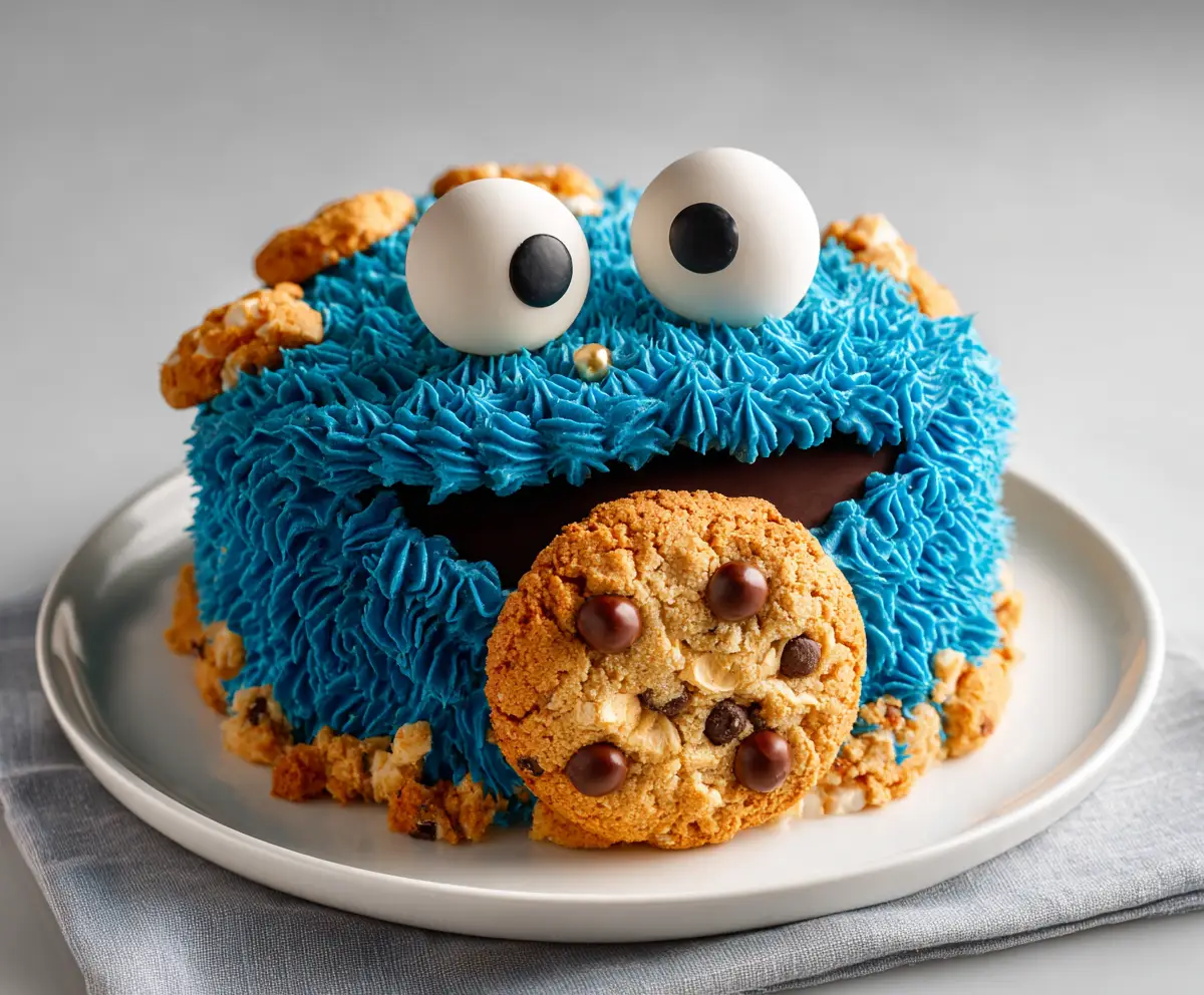 Cookie Monster Cake Recipe
