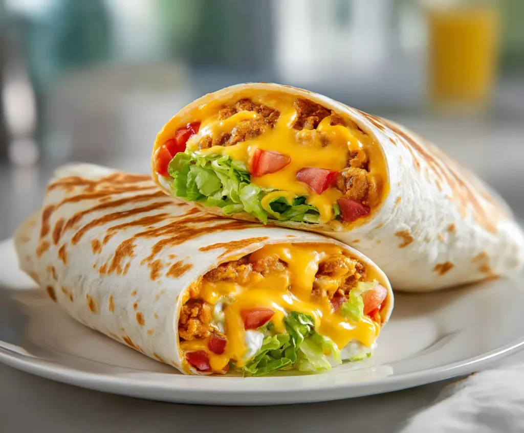 Copycat Taco Bell Grilled Cheese Burrito 