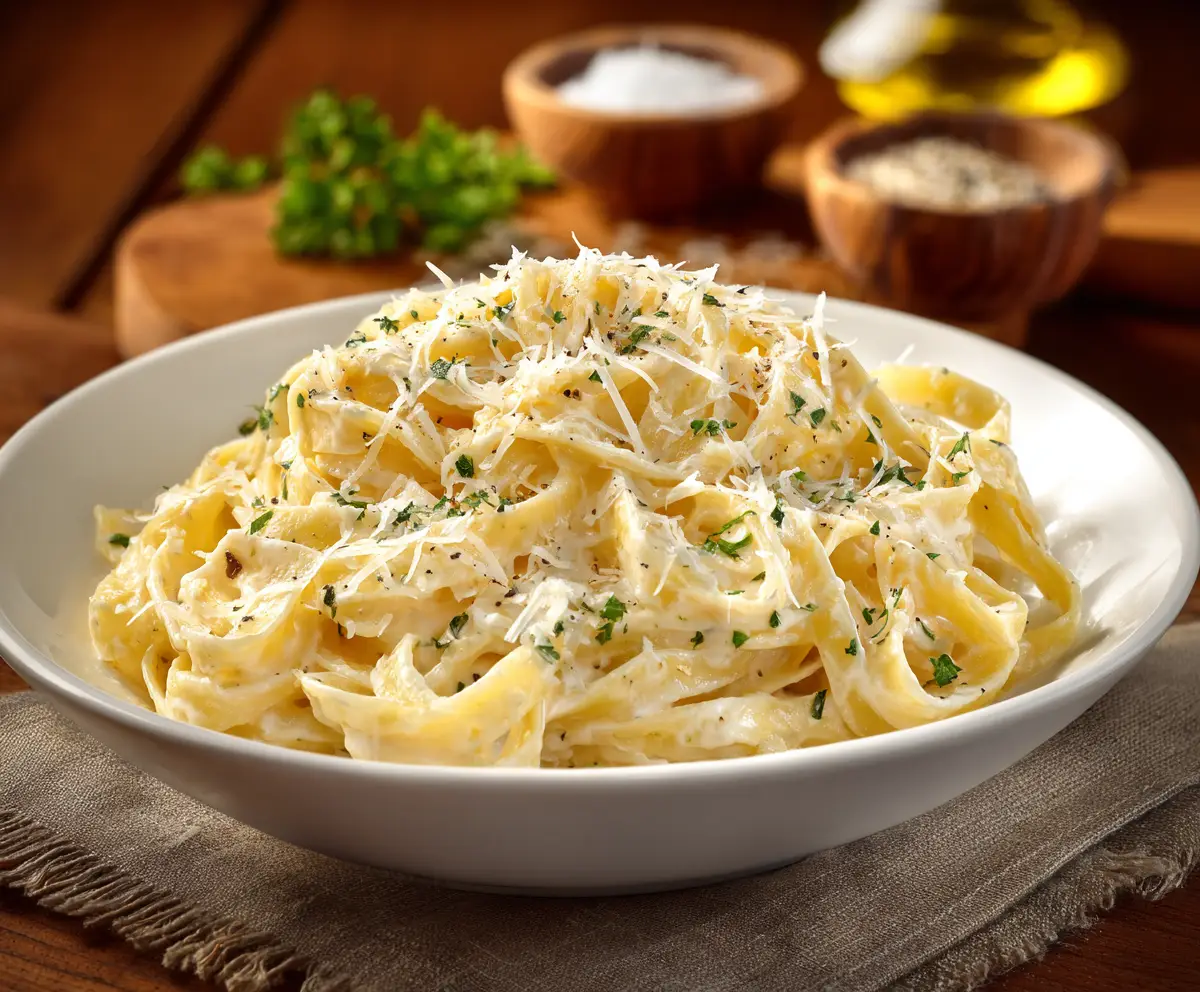 Creamy & Authentic Fettuccine Alfredo