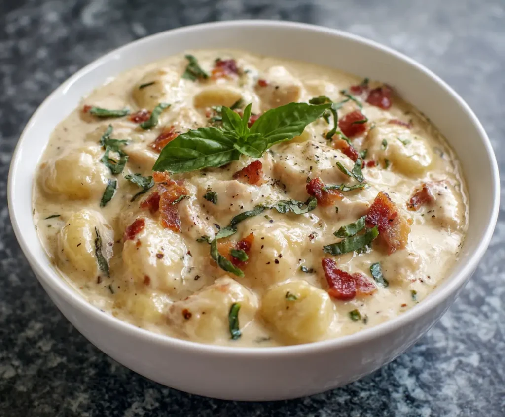 Creamy Crack Chicken Gnocchi