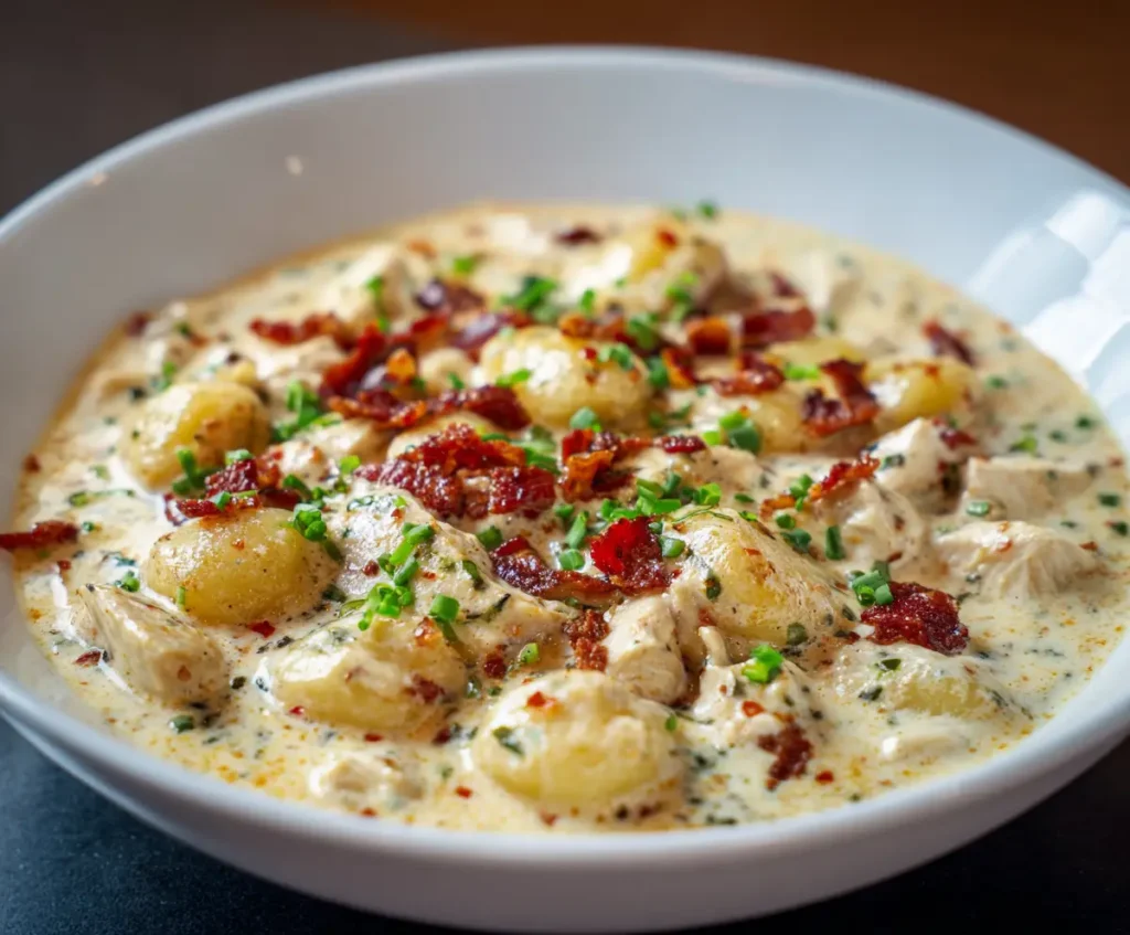 Creamy Crack Chicken Gnocchi 