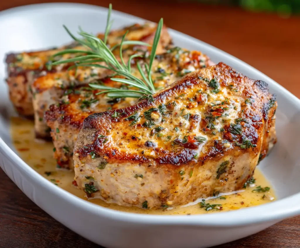 Creamy & Flavorful Boursin Pork Chops 