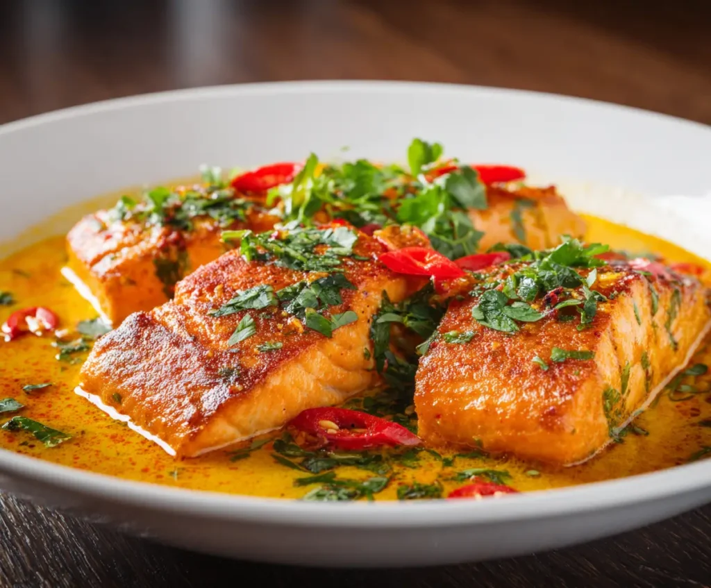 Creamy & Flavorful Coconut Curry Salmon 