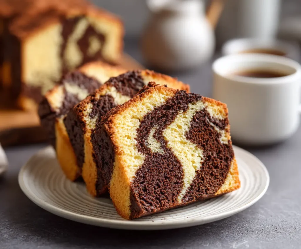 Creamy Marble Cake Recipe