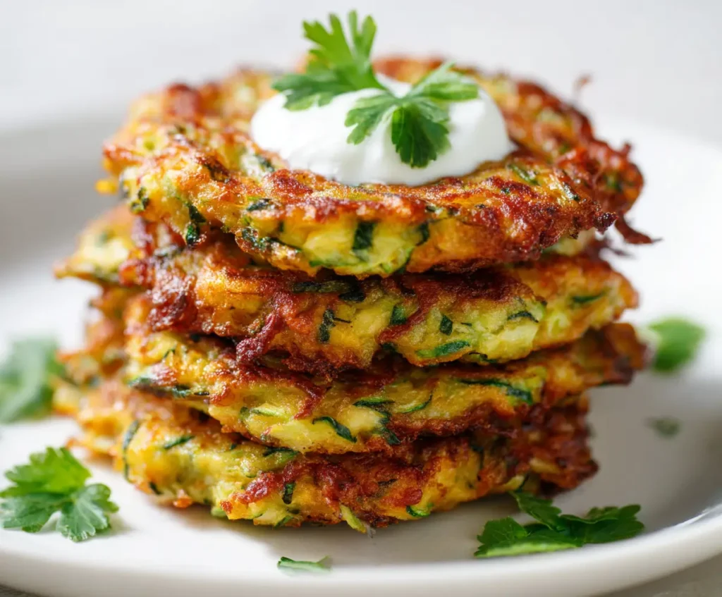 Crispy Zucchini Fritters Recipe