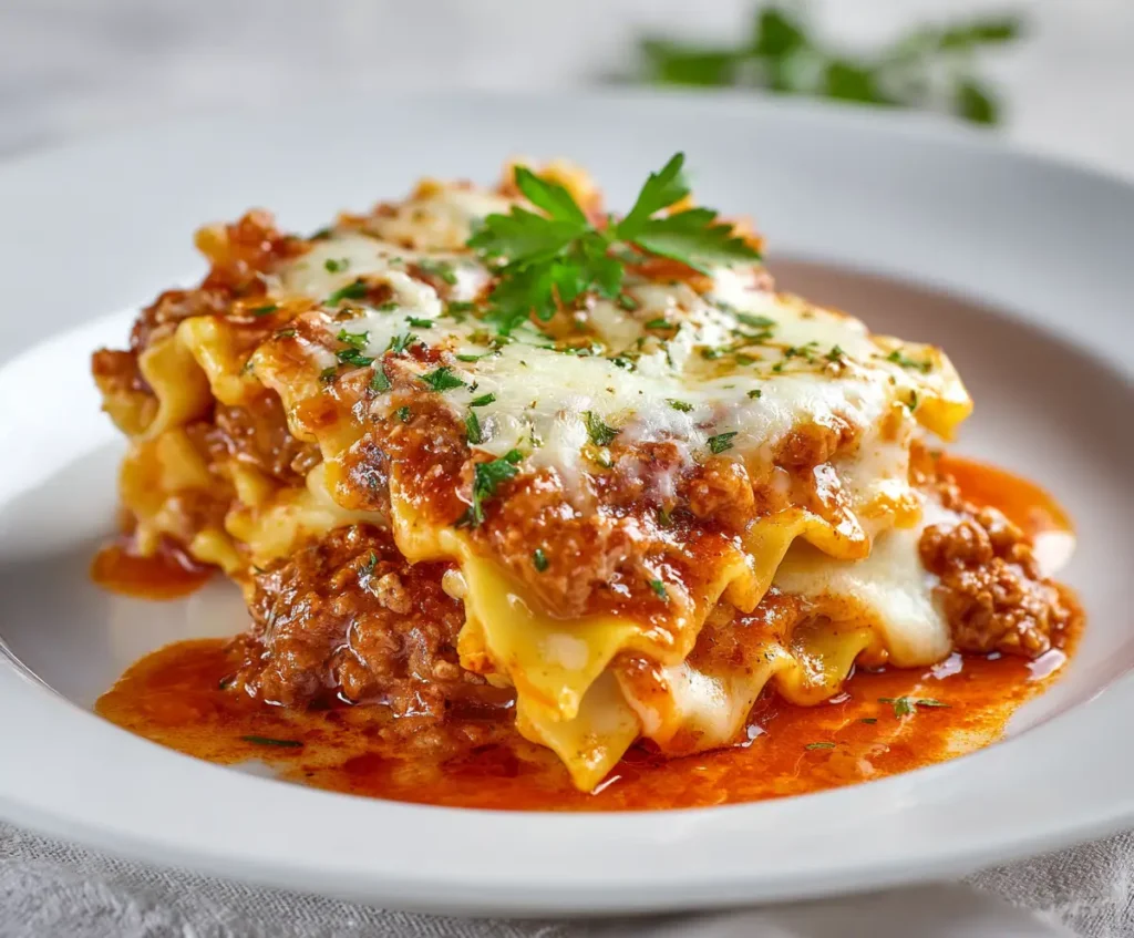 Crockpot Ravioli Lasagna 