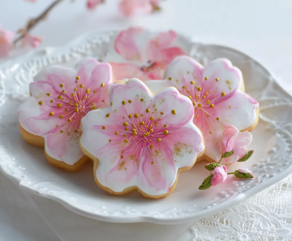 Delicate Cherry Blossom Cookie Recipe