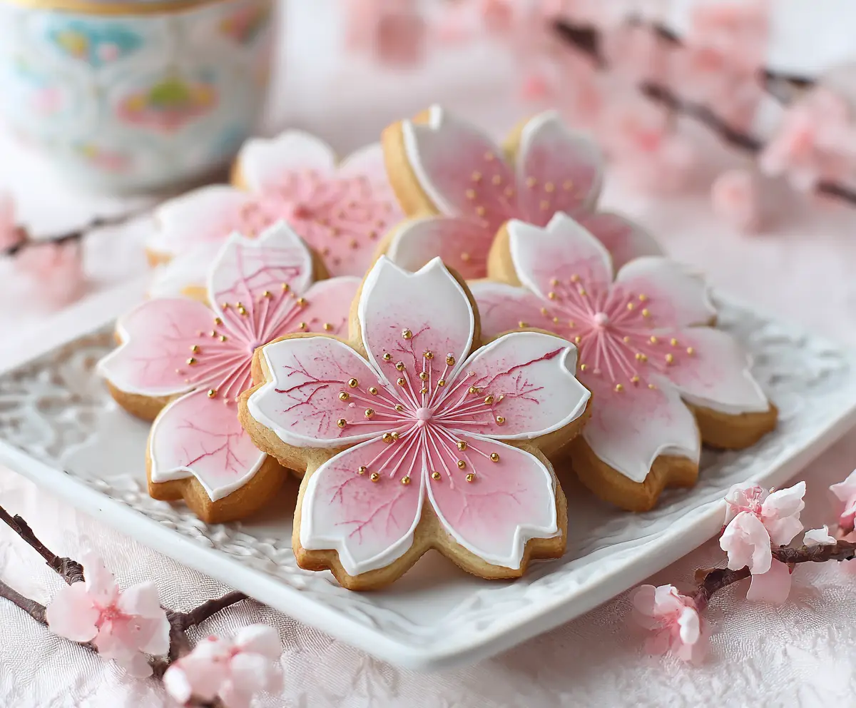 Delicate Cherry Blossom Cookie Recipe