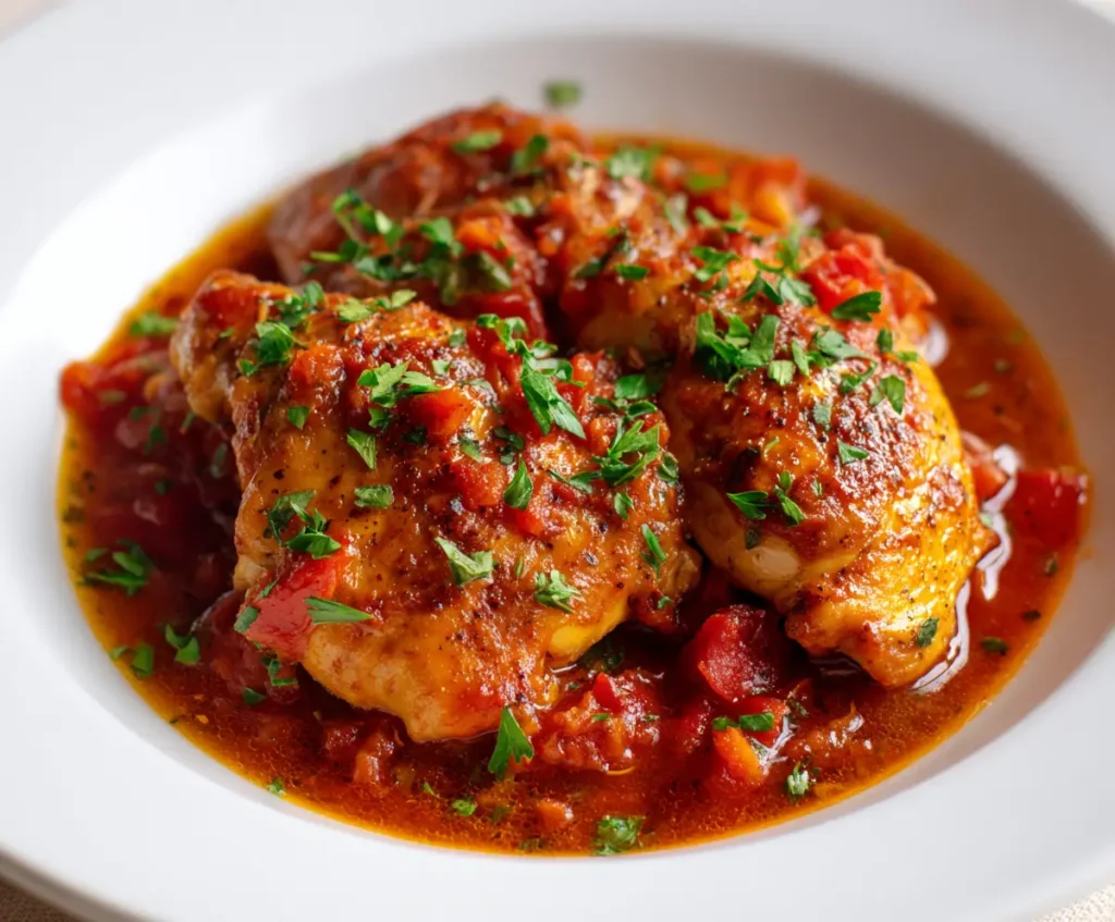 Easy Crockpot Salsa Chicken