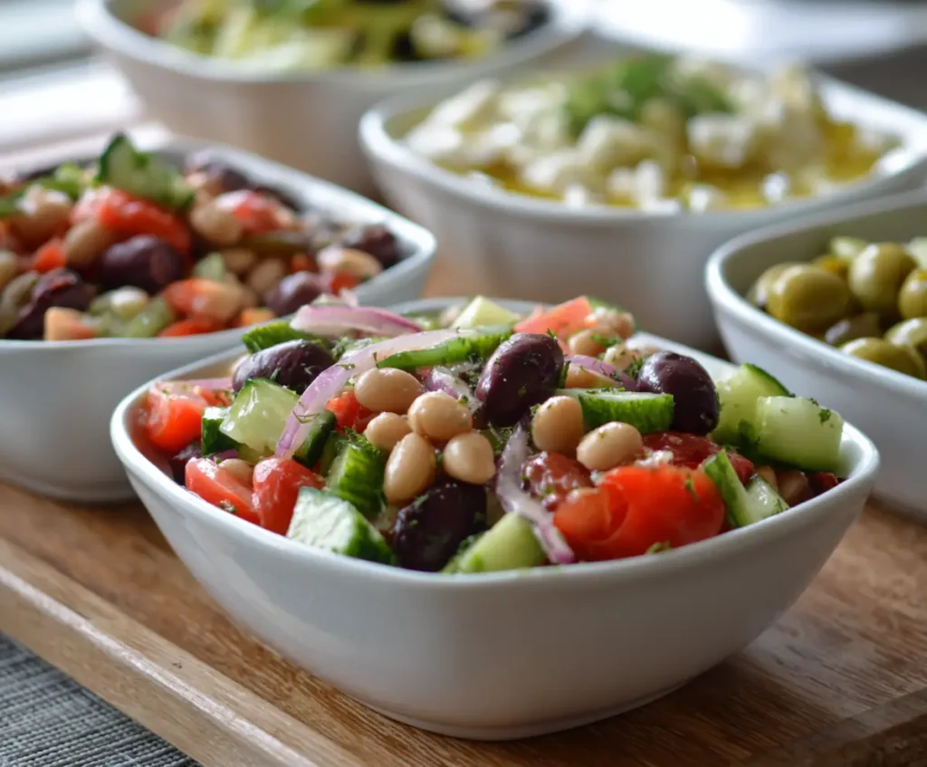 Fresh & Healthy Mediterranean Diet Bean Salad
