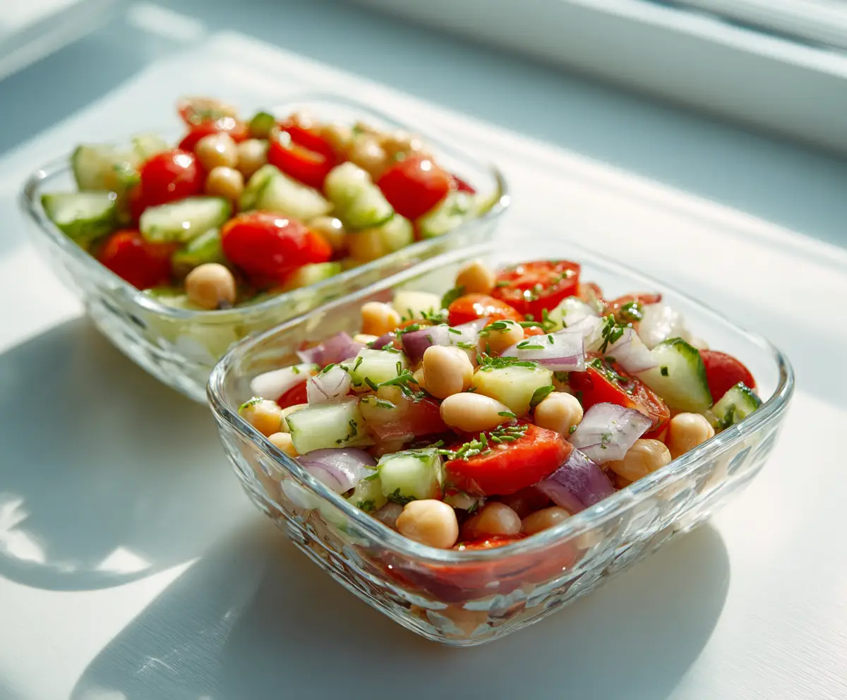Fresh & Healthy Mediterranean Diet Bean Salad