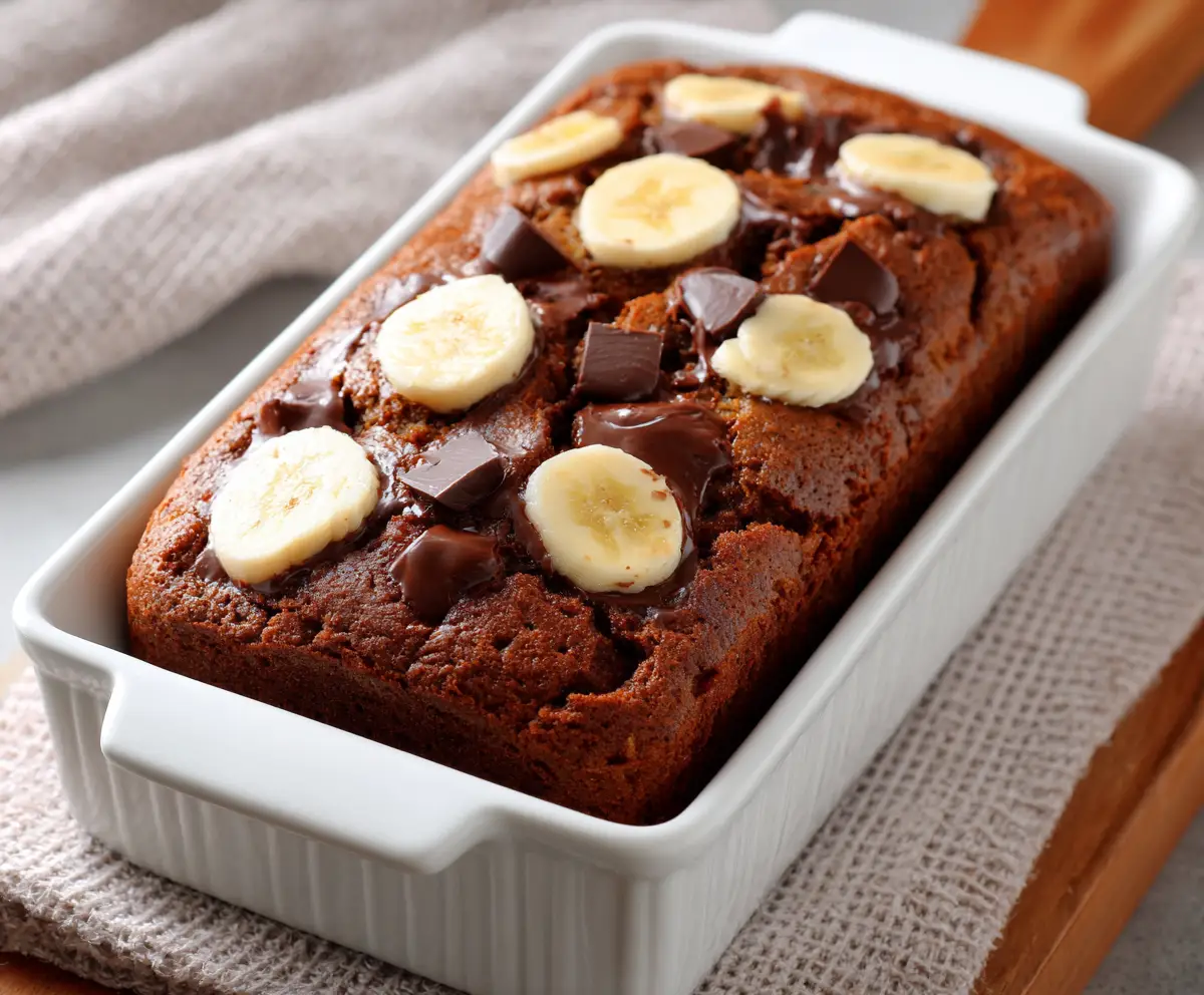 Guilt-Free Chocolate Banana Bread