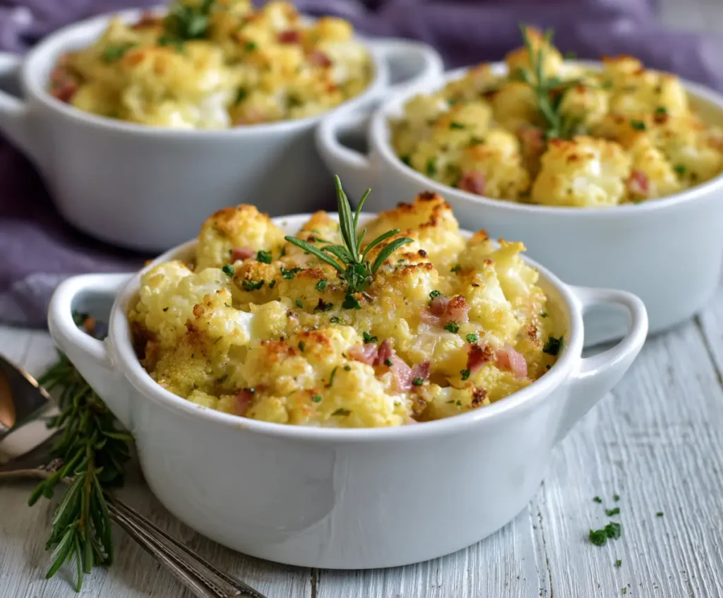 Ham and Cauliflower Casserole