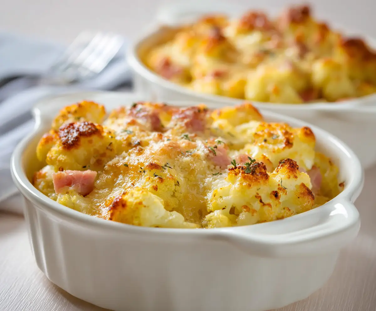Ham and Cauliflower Casserole