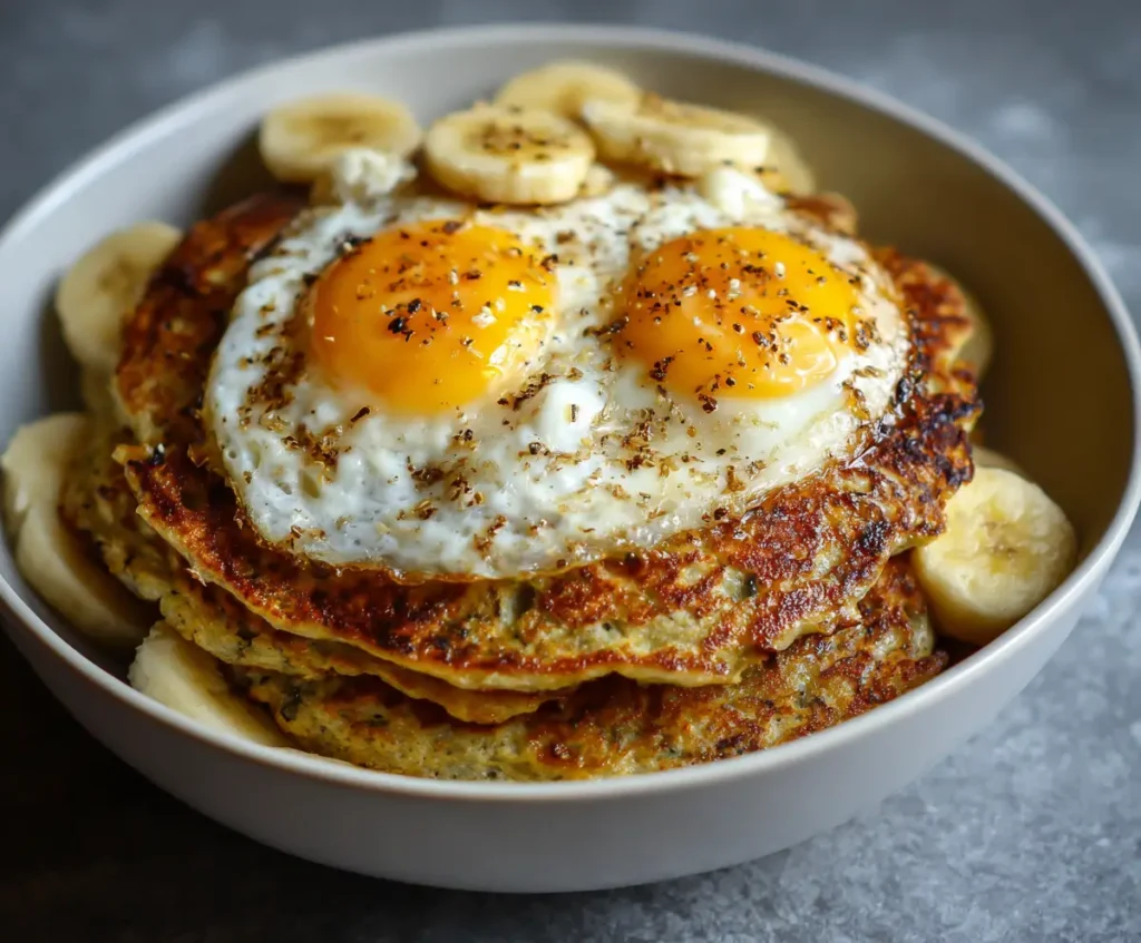 Healthy Banana Egg Pancakes