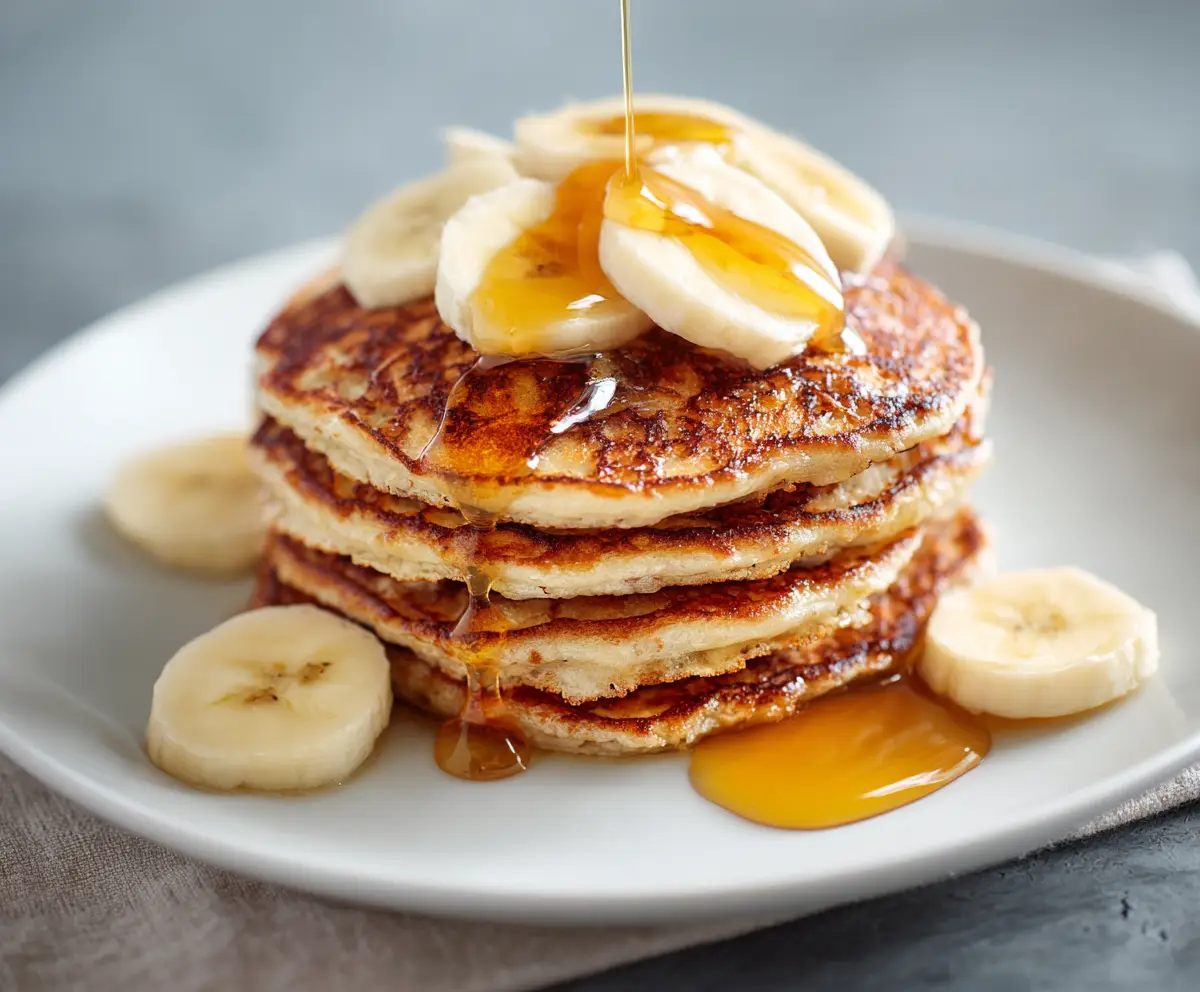 Healthy Banana Egg Pancakes