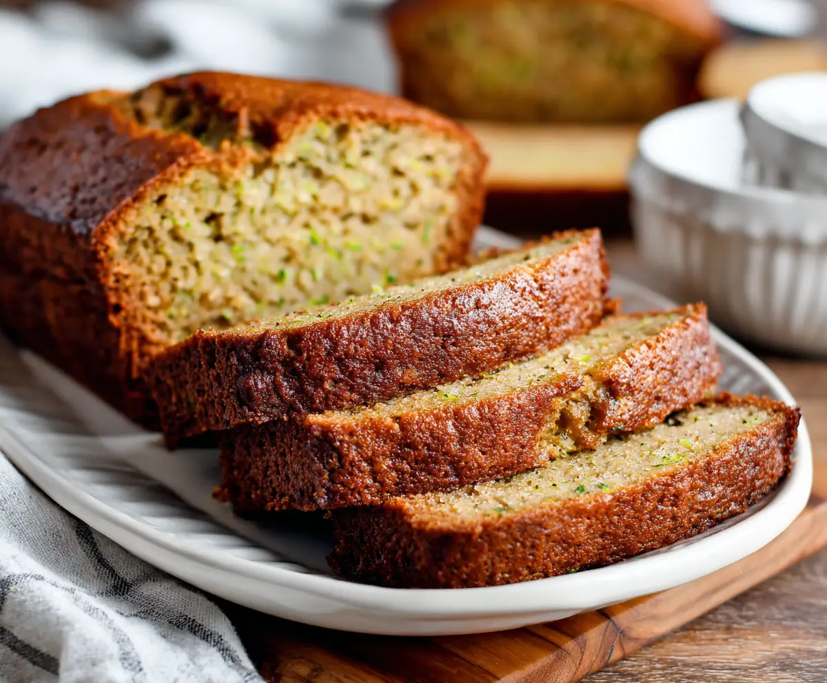Healthy Low Sugar Zucchini Bread