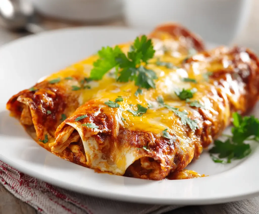  Homemade Chicken Enchilada 