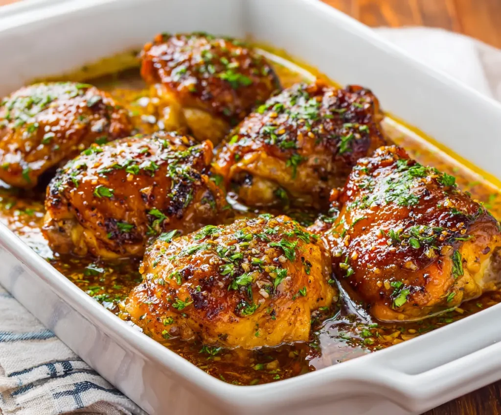 Honey Garlic Chicken Thighs
