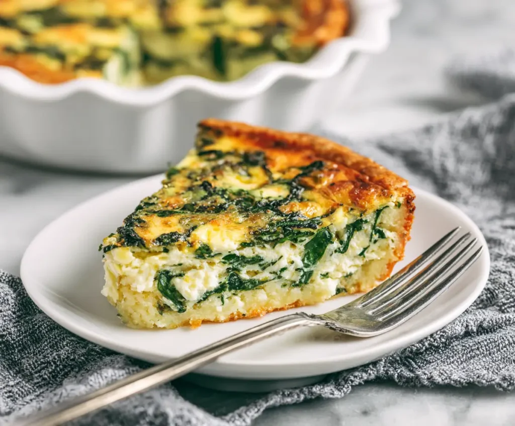 Keto Spinach Quiche