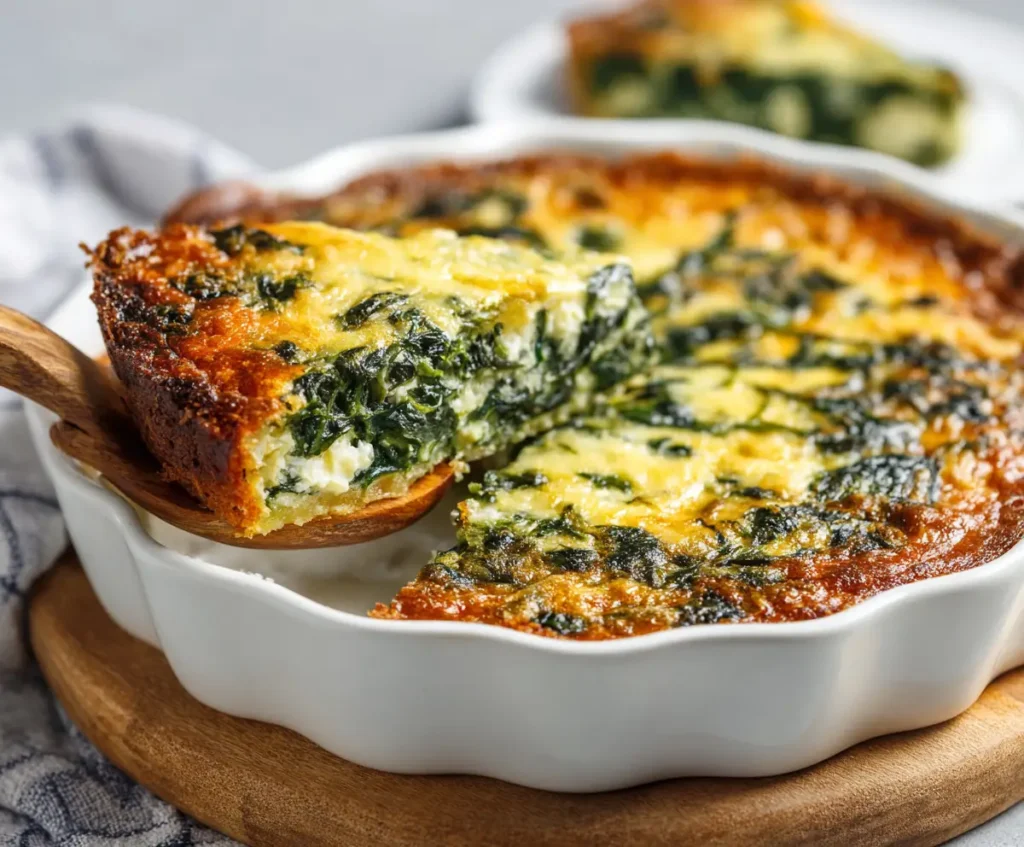 Keto Spinach Quiche