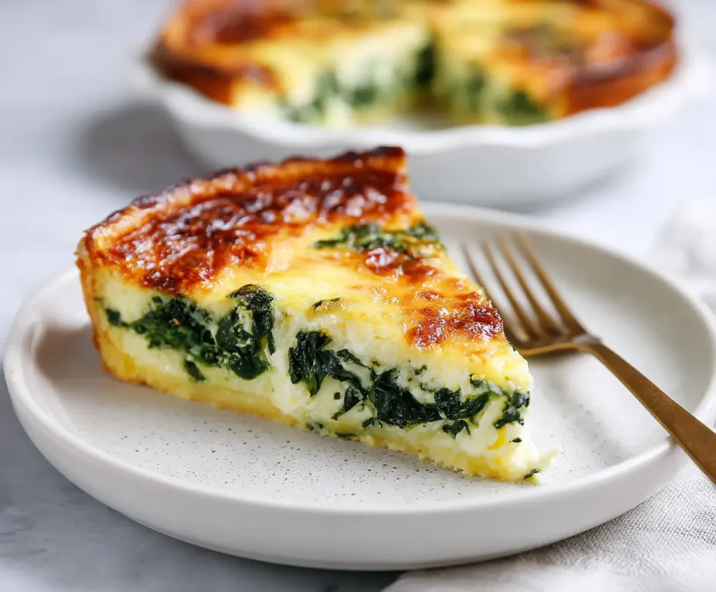 Keto Spinach Quiche