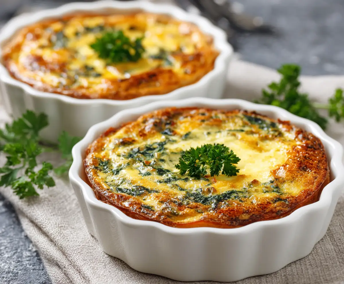 Keto Spinach Quiche