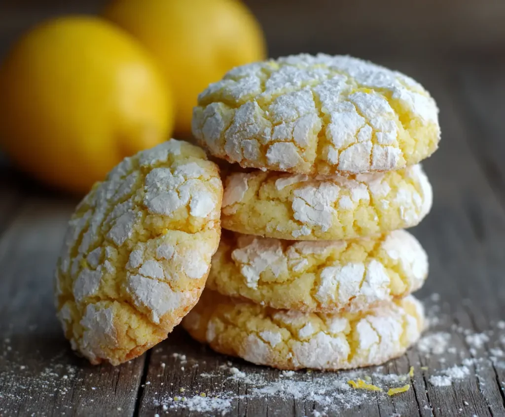 Lemon Crinkle Cookies