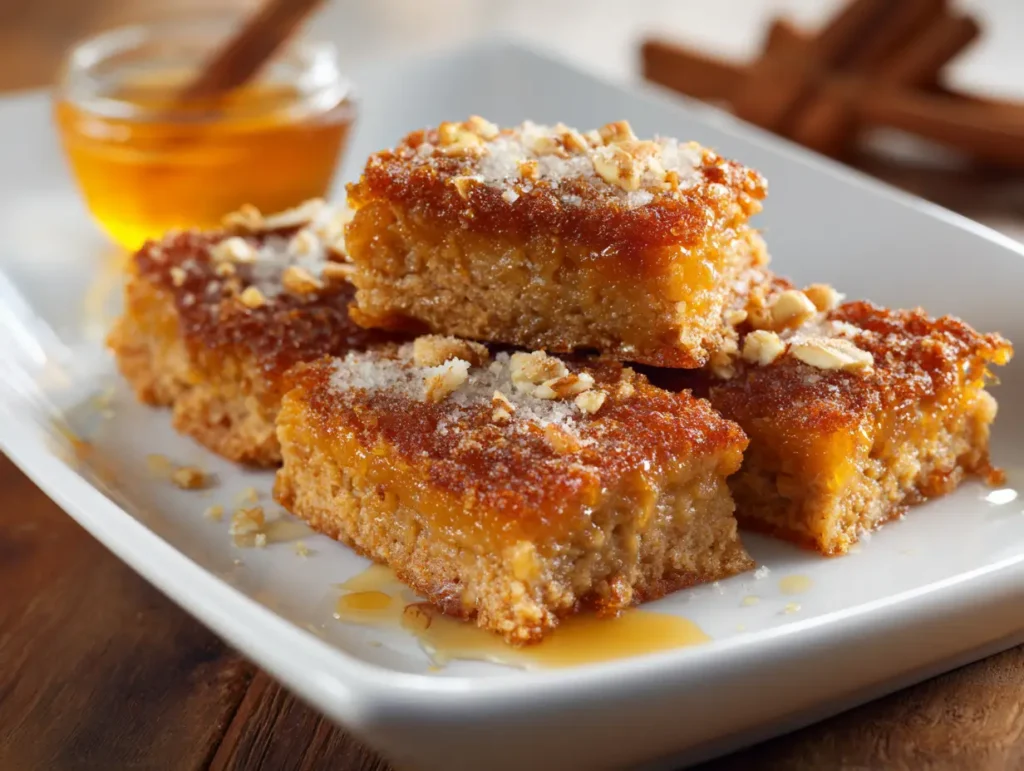 Maple Donut Bars