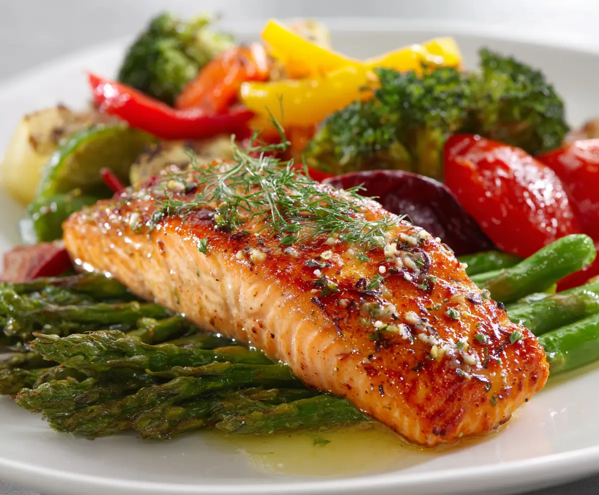 Nutritious One-Pan Salmon Supper