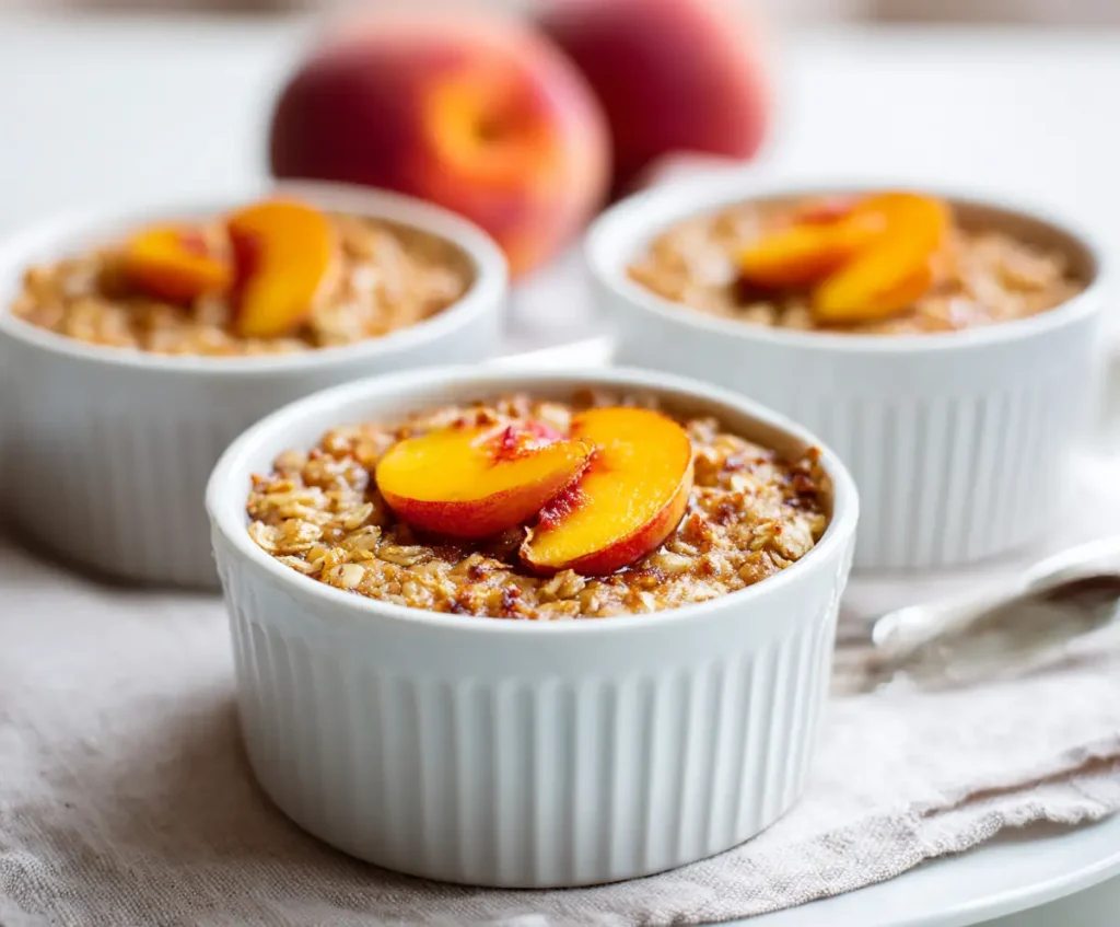 Peach Baked Oatmeal
