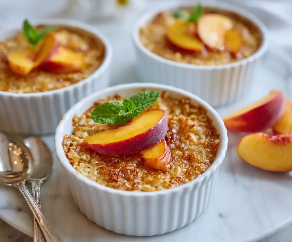 Peach Baked Oatmeal