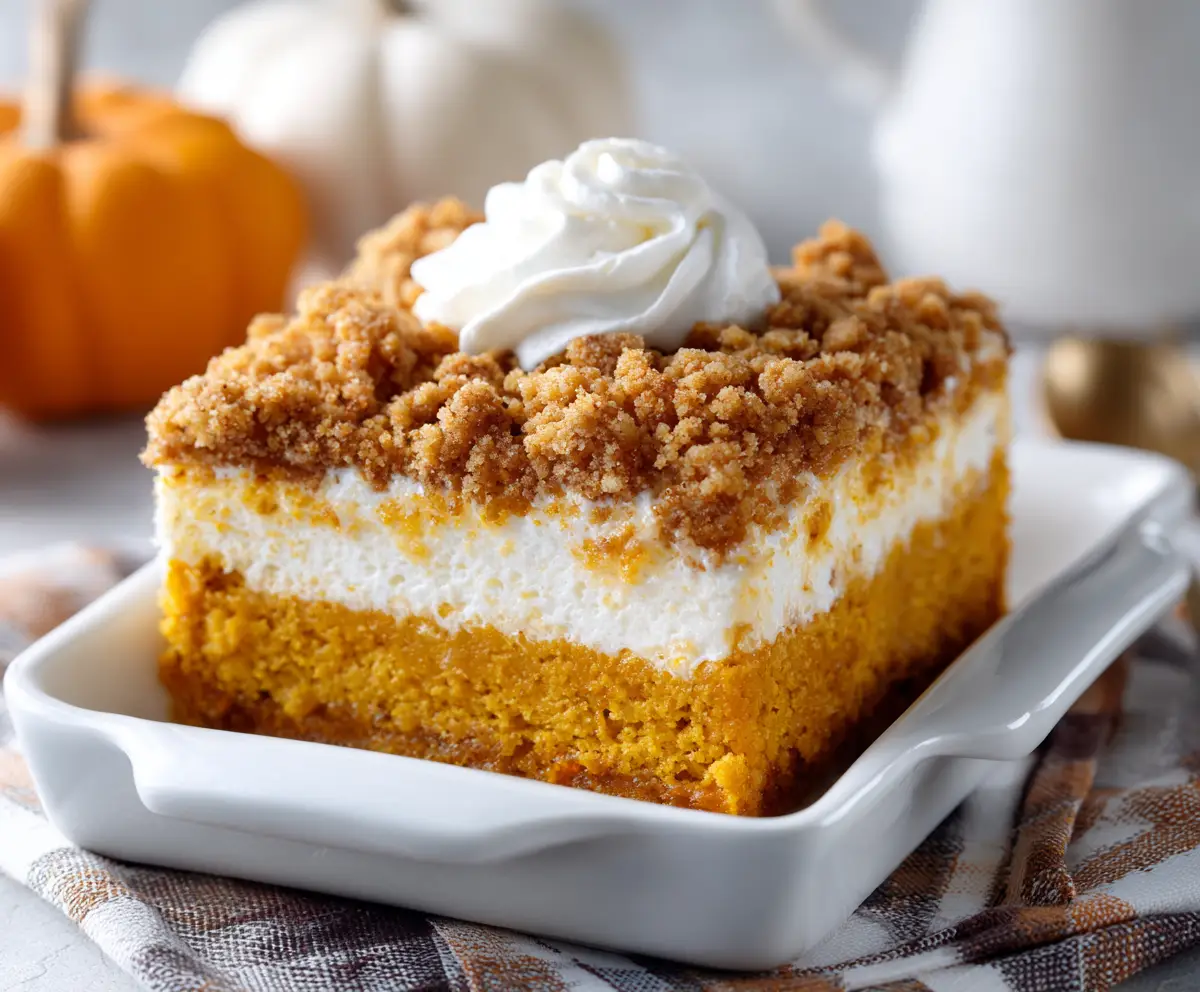 Pumpkin Cream Cheese Crumb Cake