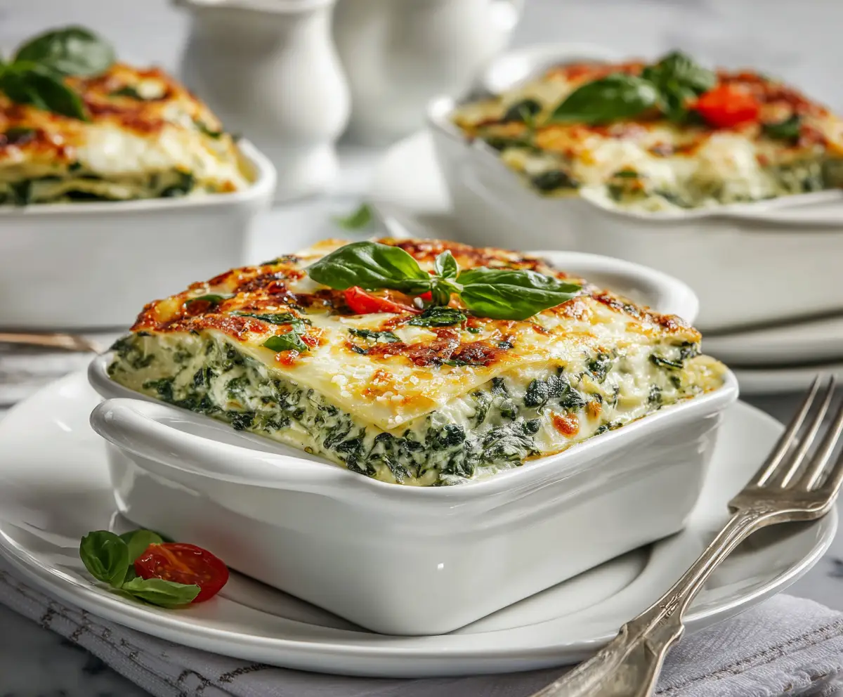 Spinach Basil Lasagna