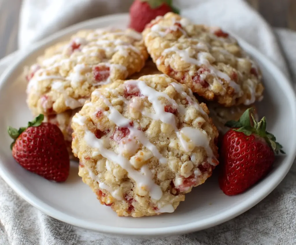 Strawberry Crunch Cookies