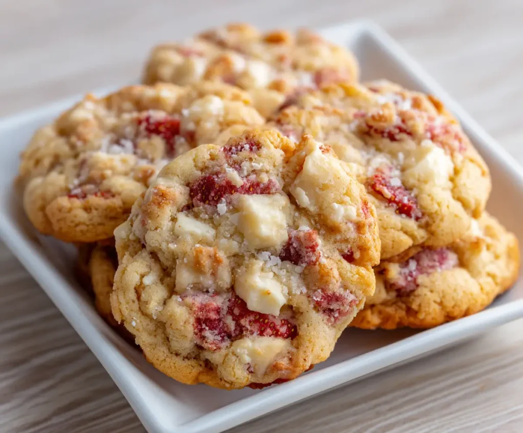 Strawberry Crunch Cookies