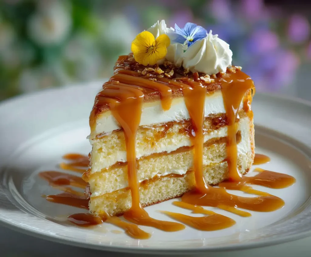 Sweet and Delicious Caramel Cake Recipe