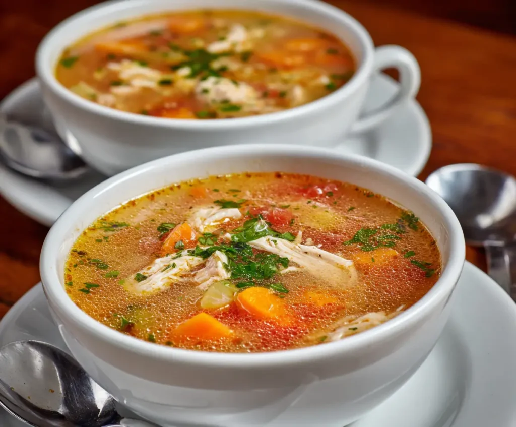 Tuscan Chicken Soup 