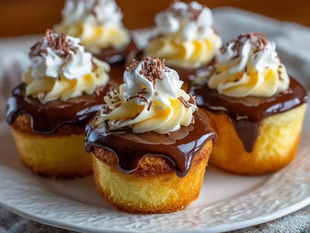Boston Cream Pie Cupcakes